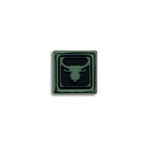 BASTION Airsoft Morale Patch 1 Bastion Tactical Combat Badge PVC Morale Patch Hook and Loop Patch - Taurus Drk Grn