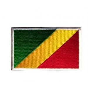 Tactical Embroidery Patch Airsoft Morale Patch 1 Congo Flag Embroidery Patch Military Tactical Morale Patch Badges Emblem Applique Hook Patches for Clothes Backpack Accessories