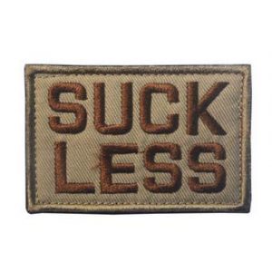 Tactical Embroidery Patch Airsoft Morale Patch 1 Suck Less Tactical Embroidery Patch Hook & Loop Morale Patch Military Patch for Clothing Accessory Backpack Armband (color6)