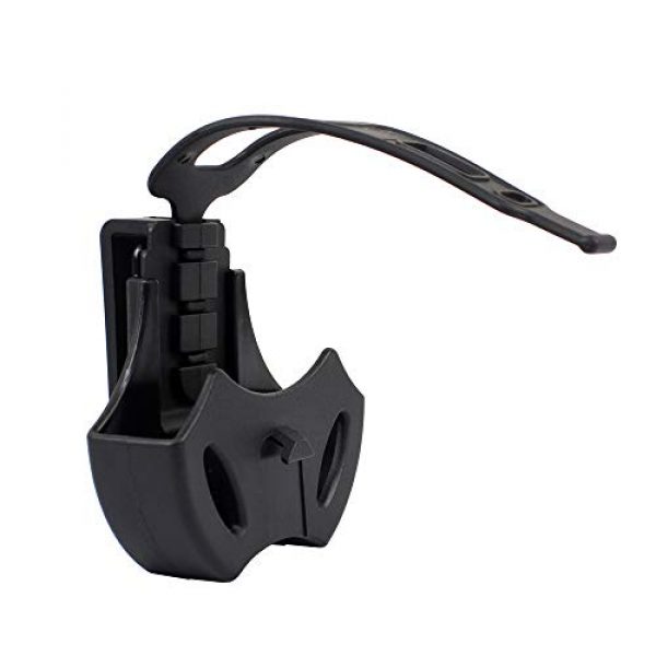 ROCOTACTICAL Tactical Pouch 7 ROCOTACTICAL Quick Release Molded Handcuff Case with Rubber Closure, Universal Handcuff Pouch for Most Chain or Hinged Cuffs, Law Enforcement Duty Handcuff Holster, Police Cuff Case