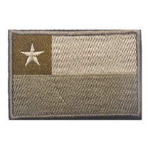 Tactical Embroidery Patch Airsoft Morale Patch 1 Chile Flag Tactical Embroidery Patch Hook & Loop Morale Patch Military Patch for Clothing Accessory Backpack Armband (color6)