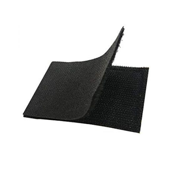 Nixon Thread Co. Airsoft Morale Patch 4 4pc American Flag Patches | USA Patriotic Red White Blue | Tactical Velcro Iron or Sew Hook Loop | Embroidered Patch (3.25") - by Nixon Thread Co. (Hook and Loop)