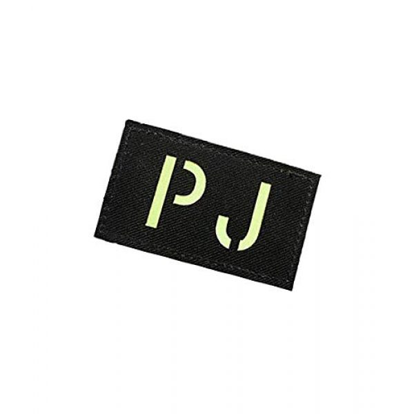 Embroidery Patch Airsoft Morale Patch 3 Pararescue Jumpers PJ Glow in The Dark Military Hook Loop Tactics Morale Patch