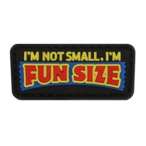 Tactical PVC Patch Airsoft Morale Patch 1 Fun Size PVC Military Tactical Morale Patch Badges Emblem Applique Hook Patches for Clothes Backpack Accessories