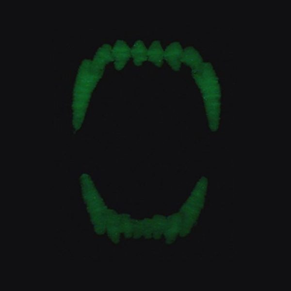 LEGEEON Airsoft Morale Patch 3 LEGEEON Glow Dark GITD K9 Dog Teeth Fear The Night Morale Tactical Embroidered Sew Iron on Patch