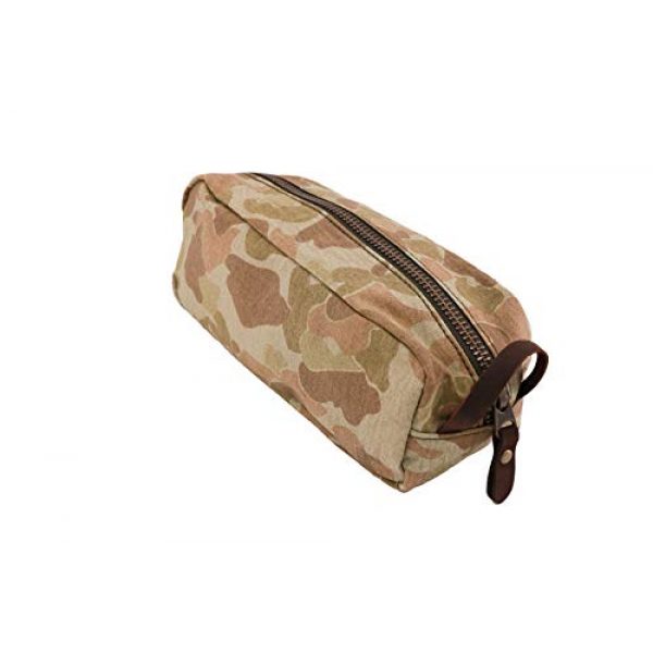 Battle Board Tactical Pouch 1 Vintage Travel Kit - Frog Skin P42 Camo (Small, Sand)