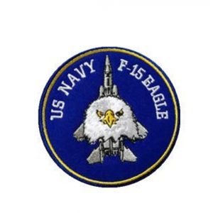 Tactical Embroidery Patch Airsoft Morale Patch 1 USAF AIR Force F-15 Strike Eagle Tactical Embroidery Patch Hook & Loop Morale Patch Military Patch for Clothing Accessory Backpack Armband