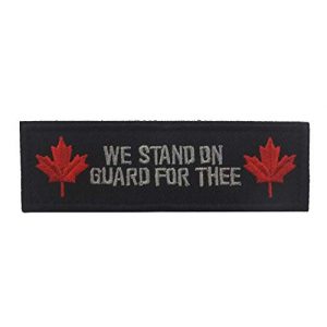 Tactical Embroidery Patch Airsoft Morale Patch 1 Canada National Flag Maple Leaf Flag Embroidery Patch Military Tactical Morale Patch Badges Emblem Applique Hook Patches for Clothes Backpack Accessories