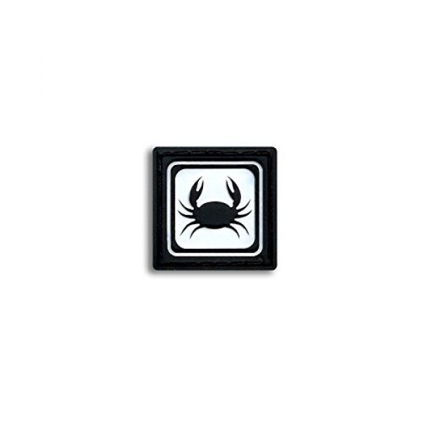 BASTION Airsoft Morale Patch 1 Bastion Tactical Combat Badge PVC Morale Patch Hook and Loop Patch - Cancer BNW