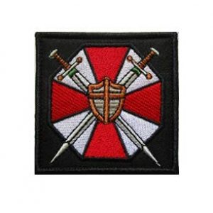 Tactical Embroidery Patch Airsoft Morale Patch 1 Resident Evil Umbrella Tactical Embroidery Patch Hook & Loop Morale Patch Military Patch for Clothing Accessory Backpack Armband