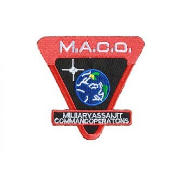 Tactical Embroidery Patch Airsoft Morale Patch 1 S-Tar T-rek Enterprise TV Series MACO Commandos Embroidery Patch Military Tactical Morale Patch Badges Emblem Applique Hook Patches for Clothes Backpack Accessories