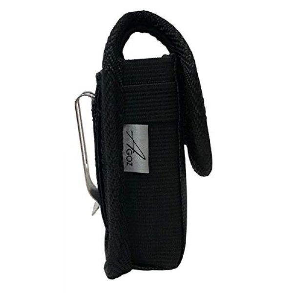 AGOZ Tactical Pouch 3 AGOZ Military Grade Belt Clip Pouch Case Holster Compatible with Car Key Remote FOB, Inhaler, Pepper Spray, Mace, Narcan, Small Blade Knife, Small Hand Sanitizer 4.3"x2.2"x1"