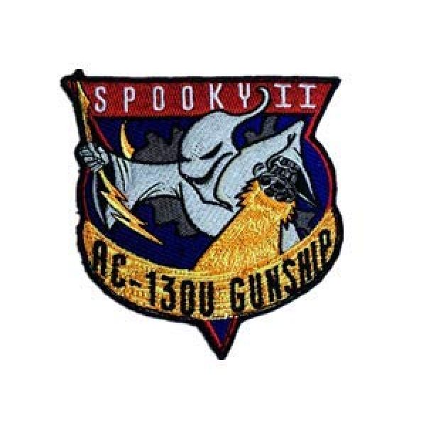 Tactical Embroidery Patch Airsoft Morale Patch 1 Air Force AC-130U Spooky II Gunship Iraq Afghanistan AFSOC Special Ops Tactical Embroidery Patch Hook & Loop Morale Patch Military Patch for Clothing Accessory Backpack Armband