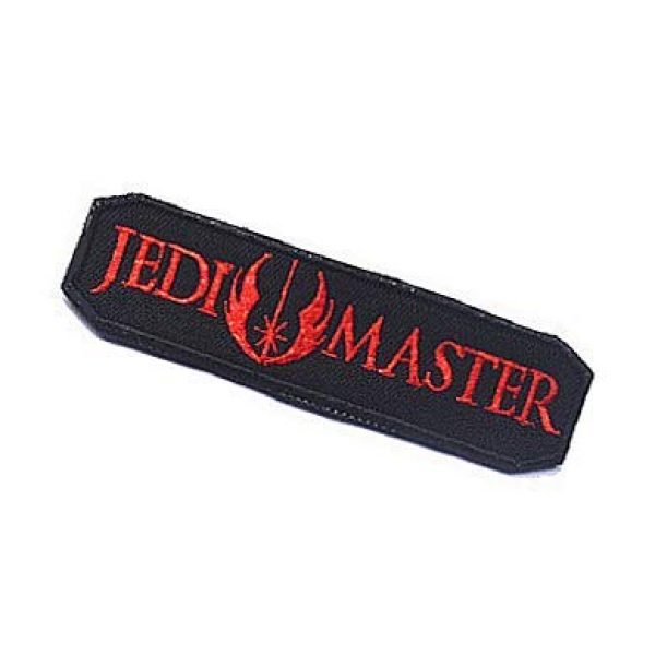 Embroidery Patch Airsoft Morale Patch 3 Star Wars Jedi Master Military Hook Loop Tactics Morale Embroidered Patch (color2)