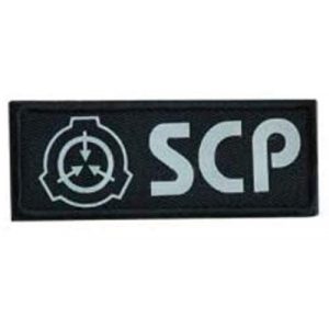 Tactical Embroidery Patch Airsoft Morale Patch 1 IR Special Containment Procedures Foundation SCP Infrared Reflective Tactical Embroidery Patch Hook & Loop Morale Patch Military Patch for Clothing Accessory Backpack Armband