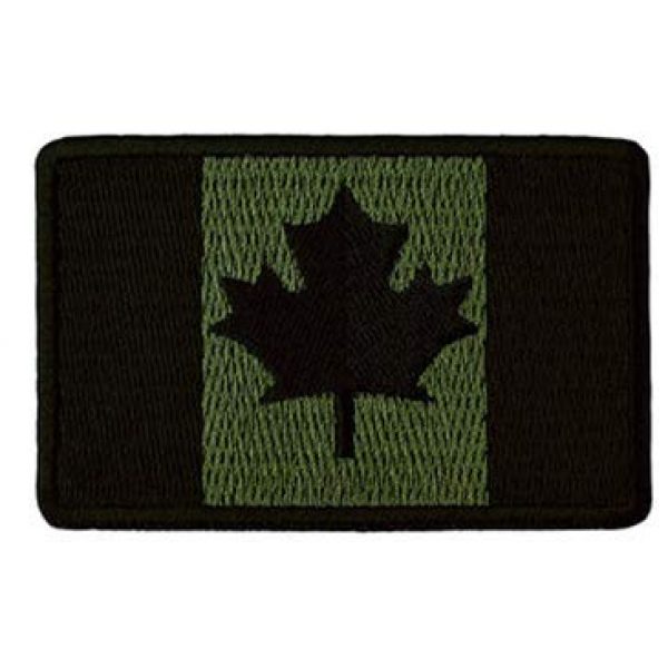 Tactical Embroidery Patch Airsoft Morale Patch 1 Canadian National Flag Maple Leaf Flag Tactical Embroidery Patch Hook & Loop Morale Patch Military Patch for Clothing Accessory Backpack Armband (color4)