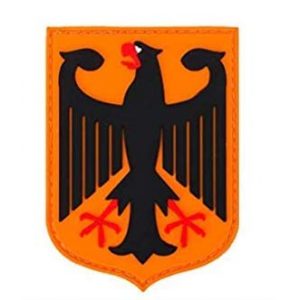 Tactical PVC Patch Airsoft Morale Patch 1 Germany Eagle German PVC Military Tactical Morale Patch Badges Emblem Applique Hook Patches for Clothes Backpack Accessories