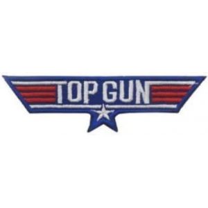 Tactical Embroidery Patch Airsoft Morale Patch 1 TOP Gun Navy Pilot Jet Fighter F-14 Tomcat Tactical Embroidery Patch Hook & Loop Morale Patch Military Patch for Clothing Accessory Backpack Armband