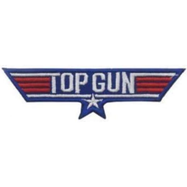 Tactical Embroidery Patch Airsoft Morale Patch 1 TOP Gun Navy Pilot Jet Fighter F-14 Tomcat Tactical Embroidery Patch Hook & Loop Morale Patch Military Patch for Clothing Accessory Backpack Armband