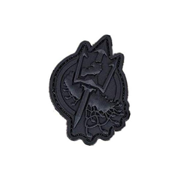 PVC PATCH Airsoft Morale Patch 3 Poseidon Trident Costa Rudolf Military Hook Loop Tactics Morale PVC Patch (color3)