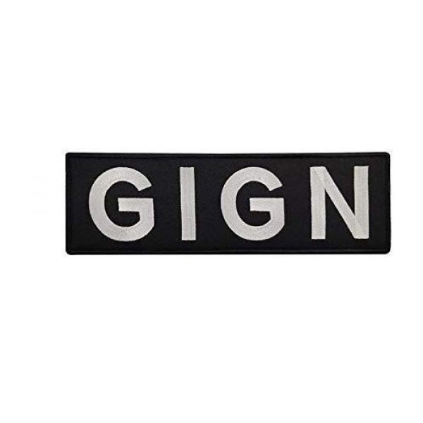 Tactical Embroidery Patch Airsoft Morale Patch 1 Big Size Special Unit Gendarmerie Nationale France GIGN Embroidery Patch Military Tactical Morale Patch Badges Emblem Applique Hook Patches for Clothes Backpack Accessories