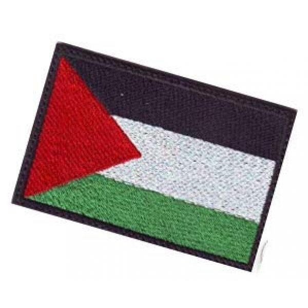 Embroidery Patch Airsoft Morale Patch 3 Palestinian Flag Patch Military Hook Loop Tactics Morale Embroidered Patch
