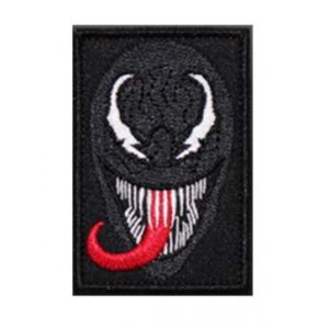 Tactical Embroidery Patch Airsoft Morale Patch 1 Venom Tactical Embroidery Patch Hook & Loop Morale Patch Military Patch for Clothing Accessory Backpack Armband