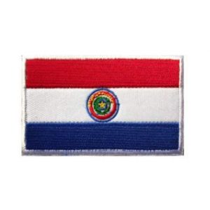 Tactical Embroidery Patch Airsoft Morale Patch 1 Paraguay Flag Embroidery Patch Military Tactical Morale Patch Badges Emblem Applique Hook Patches for Clothes Backpack Accessories