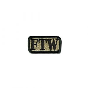 BASTION Airsoft Morale Patch 1 BASTION Morale Patches (FTW, ACU) | 3D Embroidered Patches with Hook & Loop Fastener Backing | Well-Made Clean Stitching | Military Patches Ideal for Tactical Bag, Hats & Vest