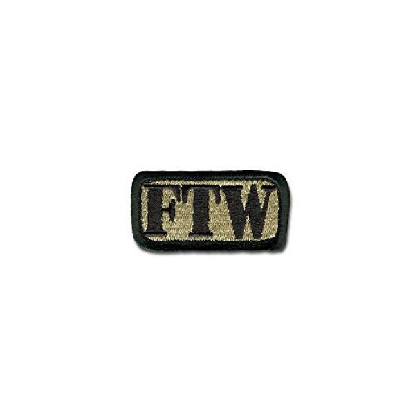 BASTION Airsoft Morale Patch 1 BASTION Morale Patches (FTW, ACU) | 3D Embroidered Patches with Hook & Loop Fastener Backing | Well-Made Clean Stitching | Military Patches Ideal for Tactical Bag, Hats & Vest