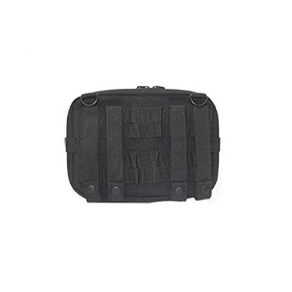 MH GLOBAL Tactical Pouch 2 Tactical Tool Utility Accessory Pouch - BLACK
