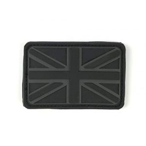 Tactical PVC Patch Airsoft Morale Patch 1 UK United Kingdom Flag PVC Military Tactical Morale Patch Badges Emblem Applique Hook Patches for Clothes Backpack Accessories