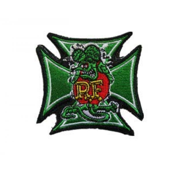 Tactical Embroidery Patch Airsoft Morale Patch 1 Rat Fink Mouse Embroidery Patch Military Tactical Morale Patch Badges Emblem Applique Hook Patches for Clothes Backpack Accessories