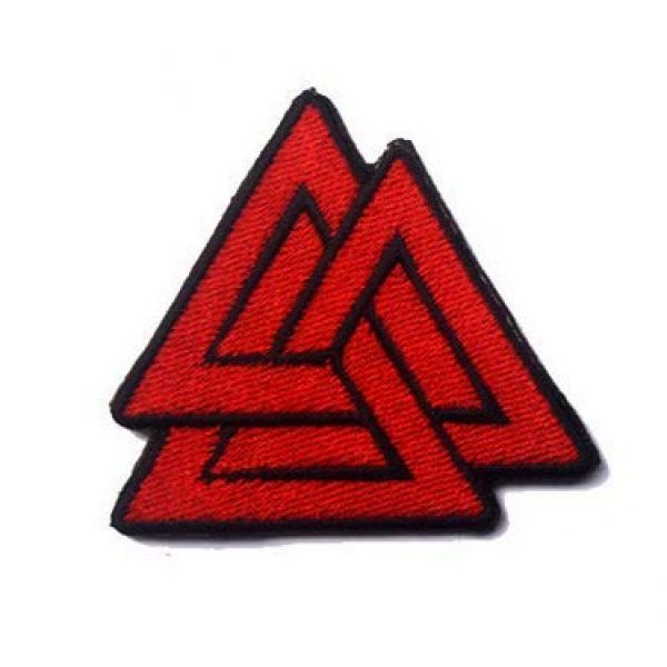 Tactical Embroidery Patch Airsoft Morale Patch 1 Norse Viking Odin Symbol Tactical Embroidery Patch Hook & Loop Morale Patch Military Patch for Clothing Accessory Backpack Armband (color2)