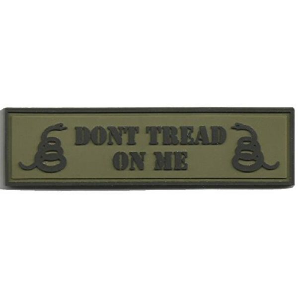 Gadsden and Culpeper Airsoft Morale Patch 1 PVC Tactical Patch - Dont Tread On Me