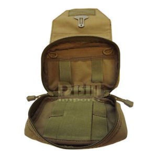 DBM IMPORTS Tactical Pouch 6 TAN Molle Tactical EMT First Response Pouch First Aid Responder Medic Bag