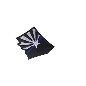 DREAM ARMY Airsoft Morale Patch 1 DREAM ARMY Arizona State Flag MAP Tactical Thin Blue LINE USA Morale SWAT Morale Patch Hook Backing