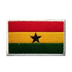 Tactical Embroidery Patch Airsoft Morale Patch 1 Ghana Flag Embroidery Patch Military Tactical Morale Patch Badges Emblem Applique Hook Patches for Clothes Backpack Accessories