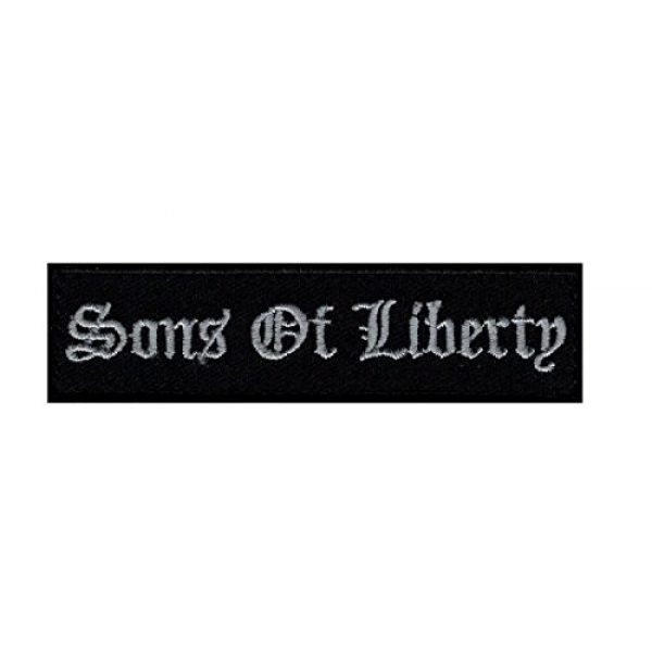 Miltacusa Airsoft Morale Patch 1 Sons of Liberty Velcro Brand" Fastener Patch (3.75 X 1.0)