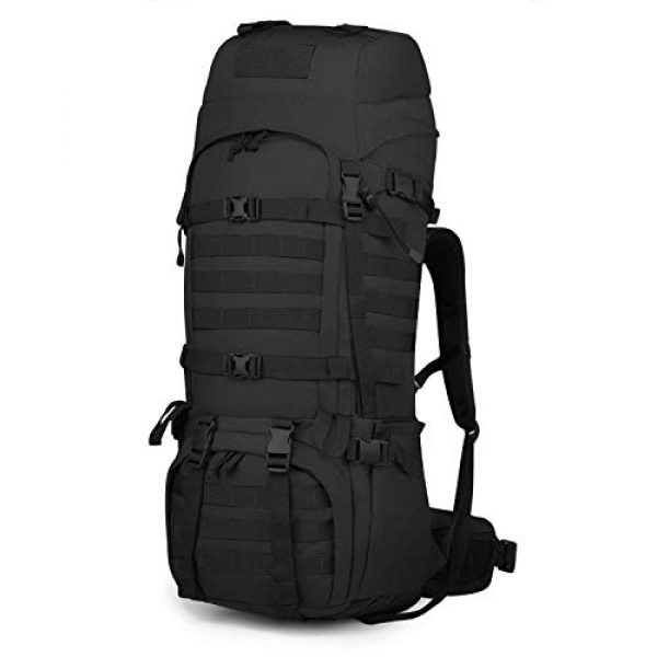 Mardingtop Tactical Backpack 6 Mardingtop Bundle Items: 65L Molle Hiking Tactical Backpack Black