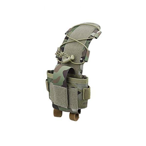 KRYDEX Tactical Pouch 1 KRYDEX MK3 Combat Helmet Counterweight/Storage AN/PVS-31 Battery Box Balance Weight Bag with Hook and Loop