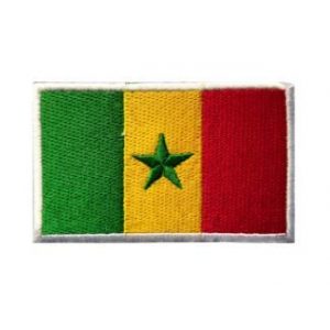 Tactical Embroidery Patch Airsoft Morale Patch 1 Senegal Flag Embroidery Patch Military Tactical Morale Patch Badges Emblem Applique Hook Patches for Clothes Backpack Accessories