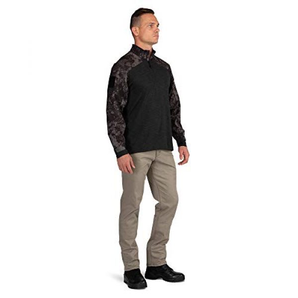 5.11 Tactical Shirt 5 5.11 Tactical Men's GEO7 Advanced Conceal Camo Rapid Half-Zip Camo Tactile Sweatshirt, Style 72415G7