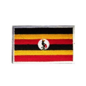 Tactical Embroidery Patch Airsoft Morale Patch 1 Uganda Flag Embroidery Patch Military Tactical Morale Patch Badges Emblem Applique Hook Patches for Clothes Backpack Accessories