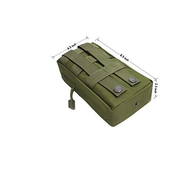 Livans Tactical Pouch 4 Livans 2 Pack Molle Pouches, Tactical EDC Utility Pouch Compact Water-Resistant, Organize Small Gear Gadget for Military Backpack