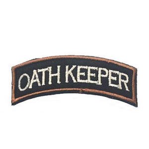Embroidery Patch Airsoft Morale Patch 1 Oath Keeper Military Hook Loop Tactics Morale Embroidered Patch