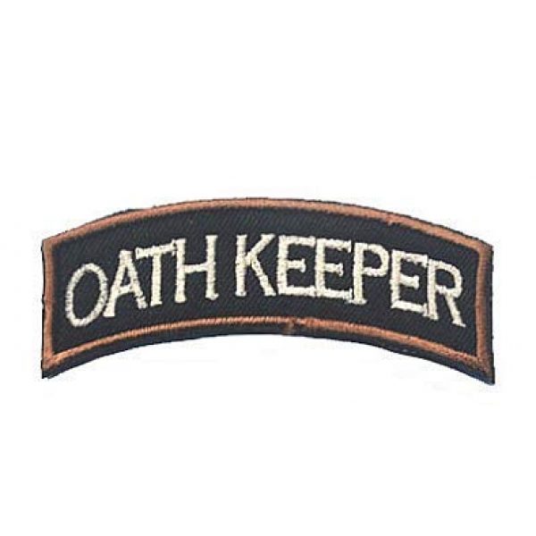 Embroidery Patch Airsoft Morale Patch 1 Oath Keeper Military Hook Loop Tactics Morale Embroidered Patch