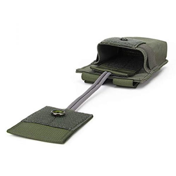 Aoutacc Tactical Pouch 5 Aoutacc Tactical Molle Short Radio Pouch, Nylon Molle Tactical Radio Holster Holder Case for BaoFeng UV-5R UV82 Motorola XTS2500 XTS5000
