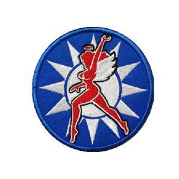 Tactical Embroidery Patch Airsoft Morale Patch 1 WWII AVG Flying Tigers AVG 3rd Pursuit Tactical Embroidery Patch Hook & Loop Morale Patch Military Patch for Clothing Accessory Backpack Armband
