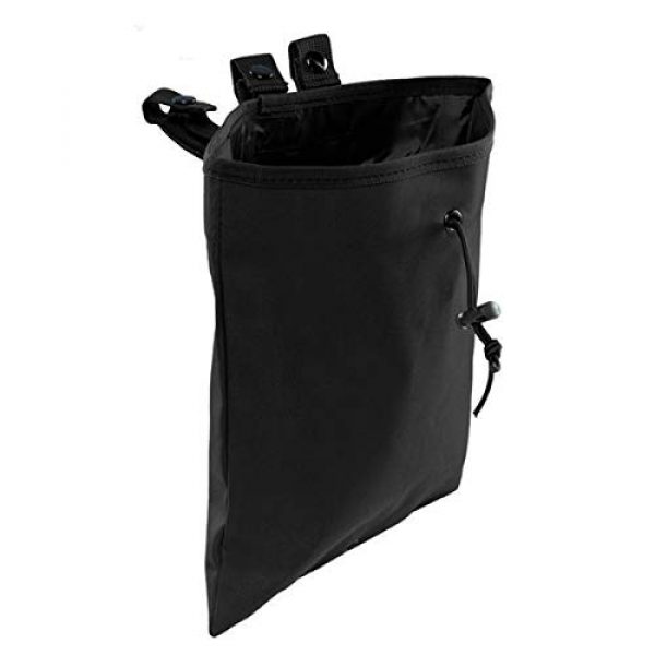 BraveHawk OUTDOORS Tactical Pouch 1 BraveHawk OUTDOORS MOLLE Dump Pouch, 900D Nylon Oxford Tactical Waterproof Drawstring MAG Magazine Recovery Utility Drop Pouch Hunting Bag Military Accessories